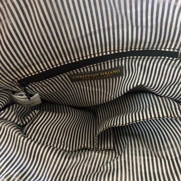 Christian Siriano Satchel Purse Green Gold Handbag - Picture 7 of 16